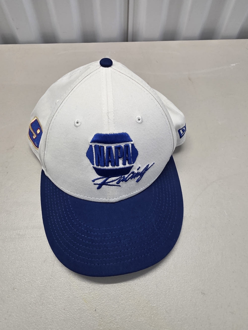 NAPA Racing #9 New Era Hat Men White Blue Strap Back Hat Cap